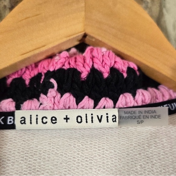 Alice + Olivia Mary Jane, crochet and tie-dye Jacket size Small - Picture 5 of 9